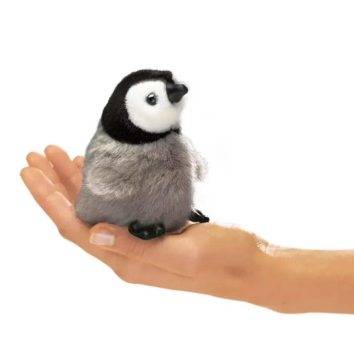 Folkmanis-Fingerpuppe-Mini-Kaiserpinguin-Baby