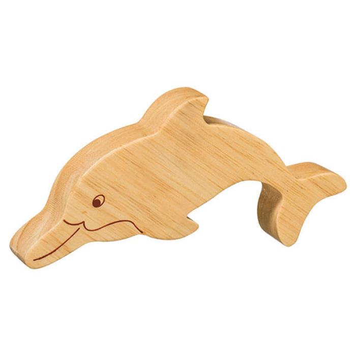 Holztier Delfin natur von Lanka Kade