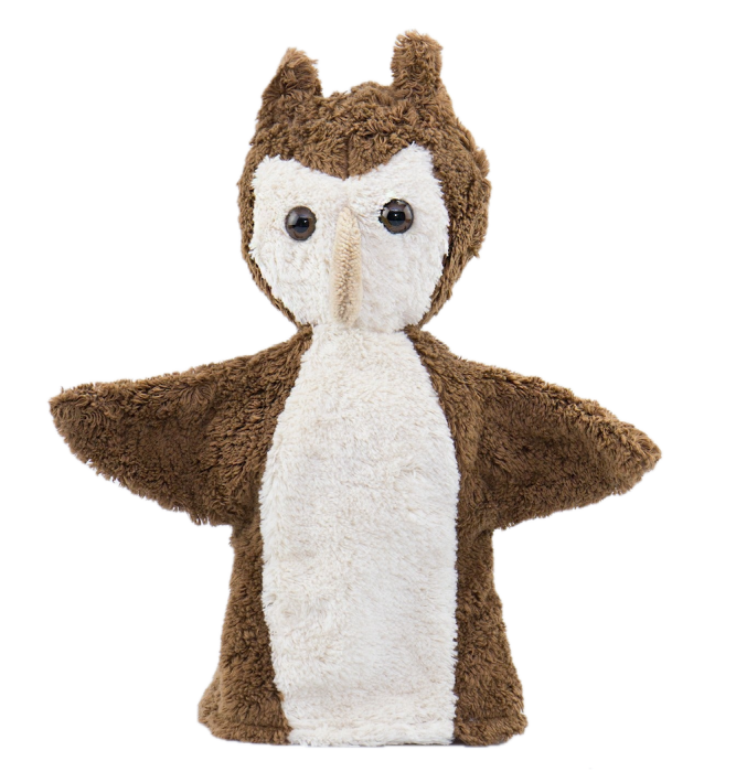 Handpuppe Eule von Kallisto