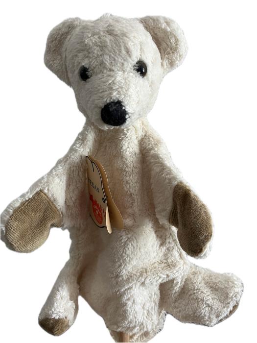 Handpuppe weißer Bär von Kallisto