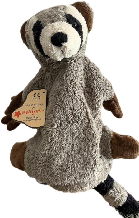 Handpuppe Waschbär von Kallisto
