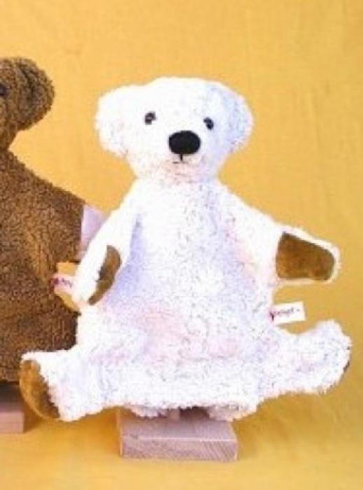 Handpuppe weißer Bär von Kallisto