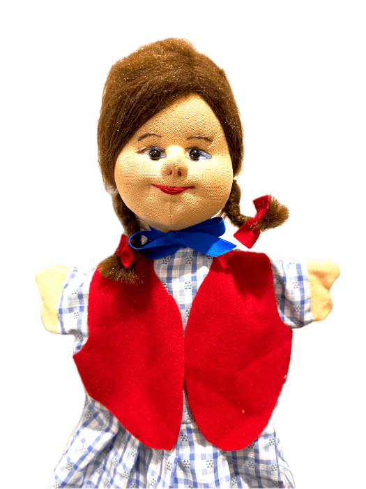 Original Dresdner Künstlerpuppen - Gretel mit Beinen