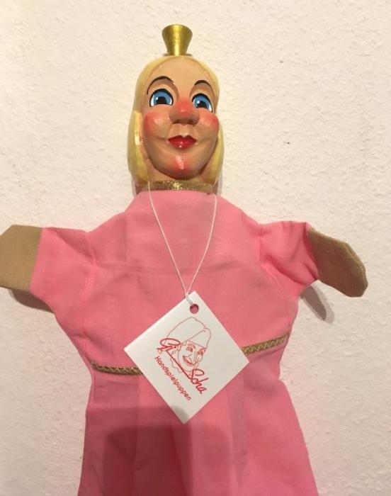 Scheithauer KasperlefGiScha Kasperlefigur Prinzessin 35cmigur Prinz schwarze Haare 35cm