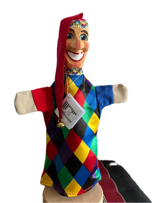 Scheithauer Kasperle bunt kariert 35cm