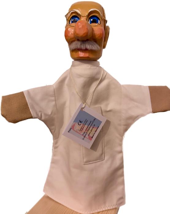 Scheithauer Kasperlefigur Arzt 35cm