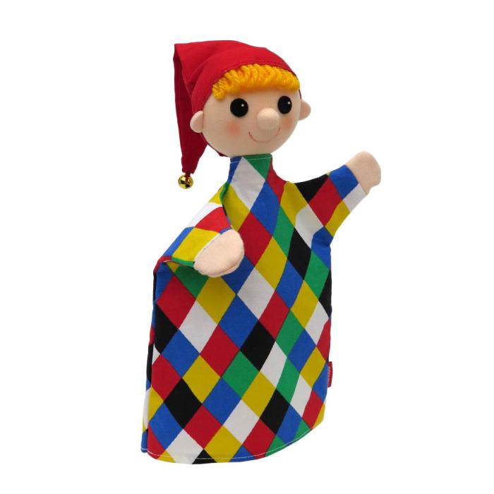 Kasperle Handspielpuppe von munabo bunt kariert 26cm