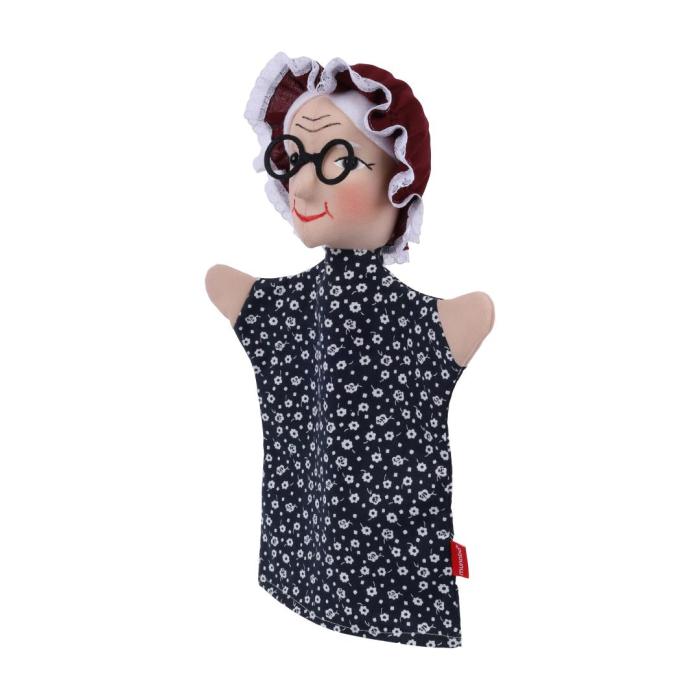 Oma / Großmutter Handpuppe ART-  Handspielpuppe von munabo 31 cm