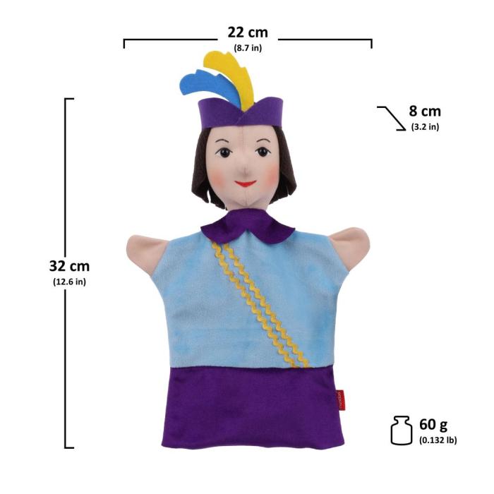 Prinz Handpuppe ART  Handspielpuppe von munabo 32 cm