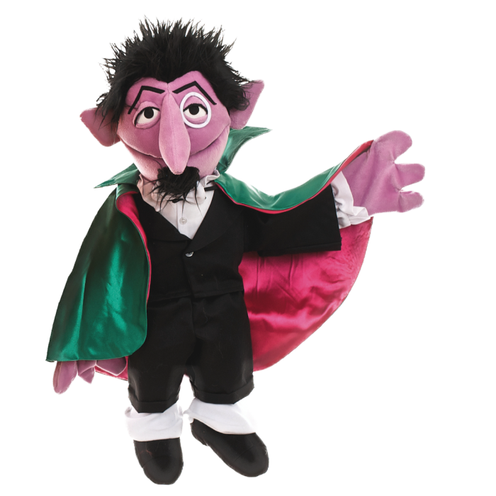 Handpuppe Graf Zahl 65cm