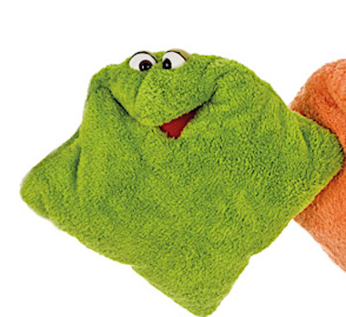 Living Puppets Kissen grünes Wunschtraumkuschelmuschelkissen