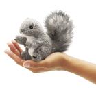 Folkmanis Fingerpuppe Mini Eichhörnchen, grau