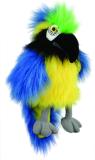 Handpuppe Papagei gold-blau von The Puppet Company