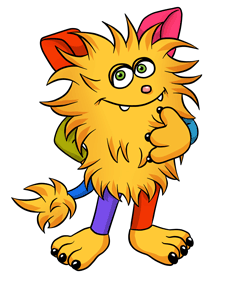 Monster to Go Handpuppen - Illustration